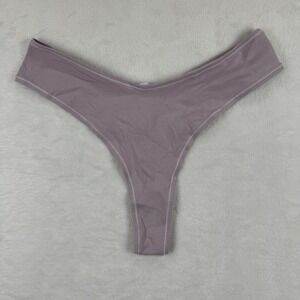 SKIMS Cotton Jersey Dipped Thong Iris Mica Purple PN-DTH-0271 Womens 3X NWT